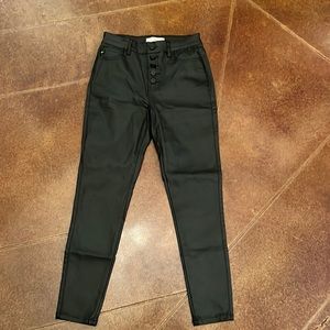 KanCan Faux Leather Pants Size 11/29 Brand New